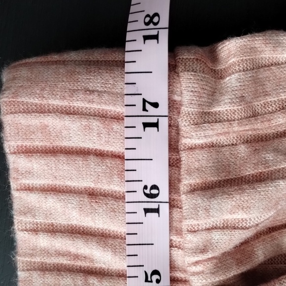 Natural Reflections Rib Wide Leg Crop Pants peach color size large with pockets - Picture 8 of 8